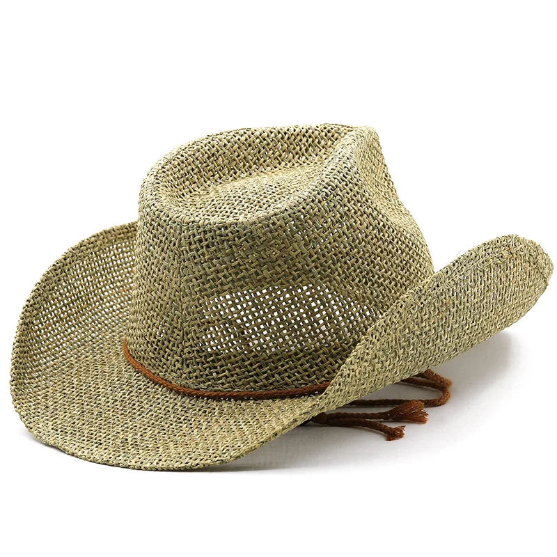 Chapeau avec Cordon Paille