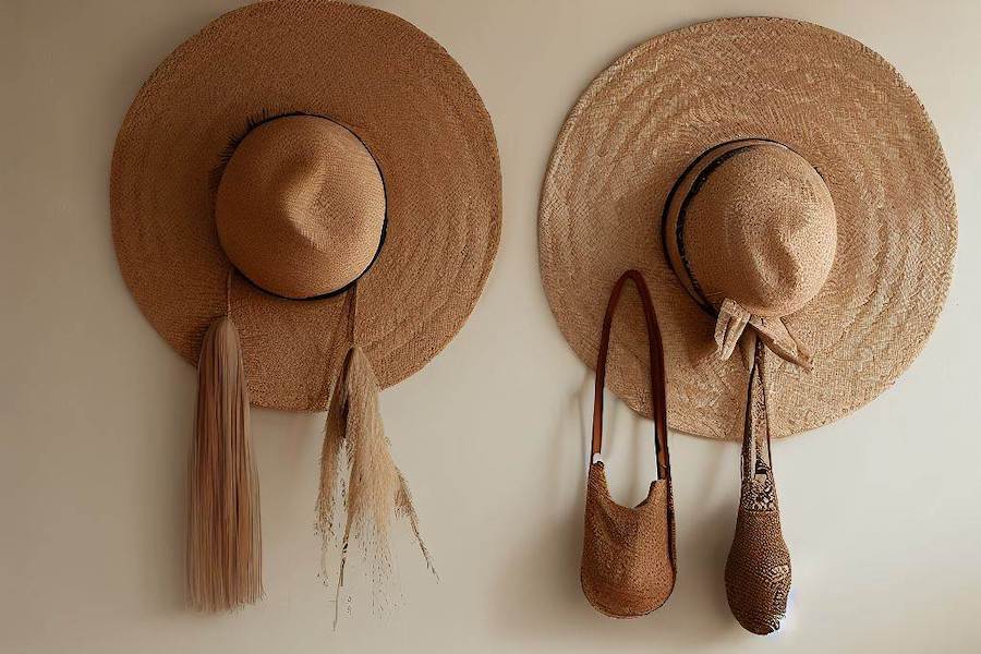 10 Idées Déco Avec Des Chapeaux De Paille | Chapeau En Paille