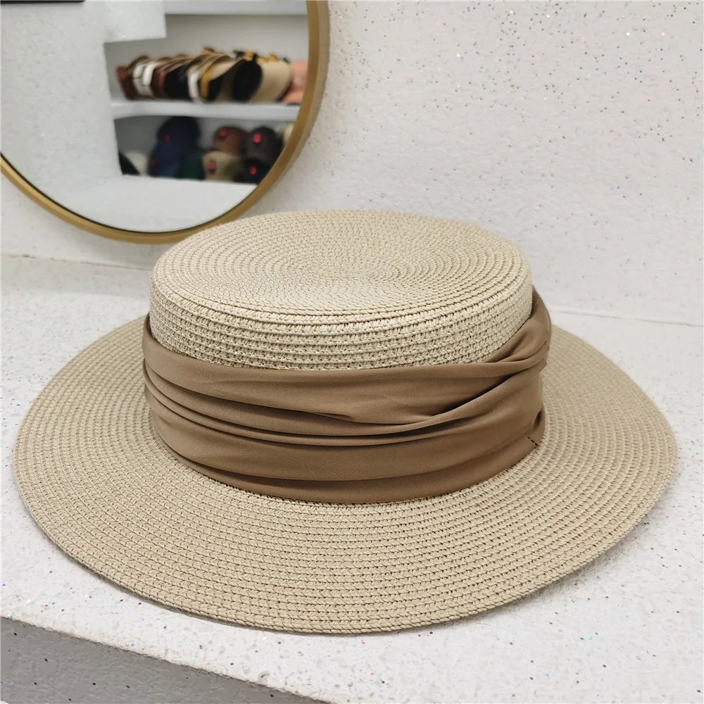 Chapeau Canotier Femme Paille
