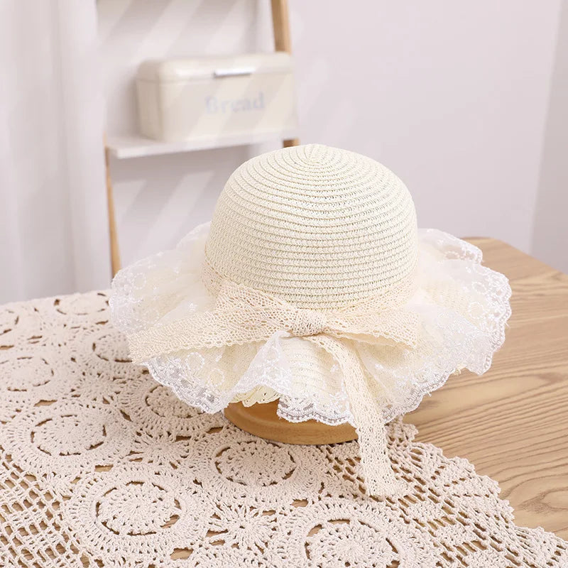 Chapeau Mere Fille Paille
