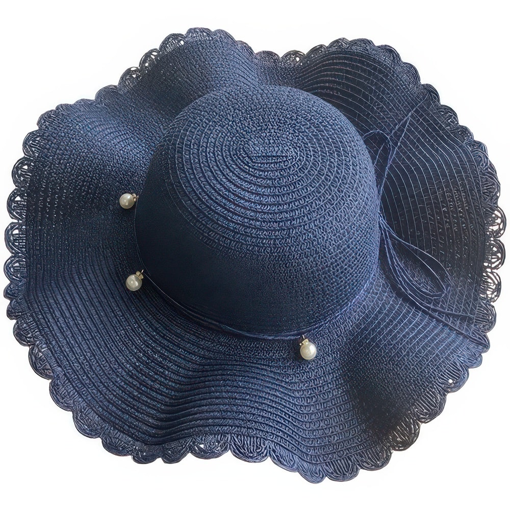 Chapeau Paille Dentelle