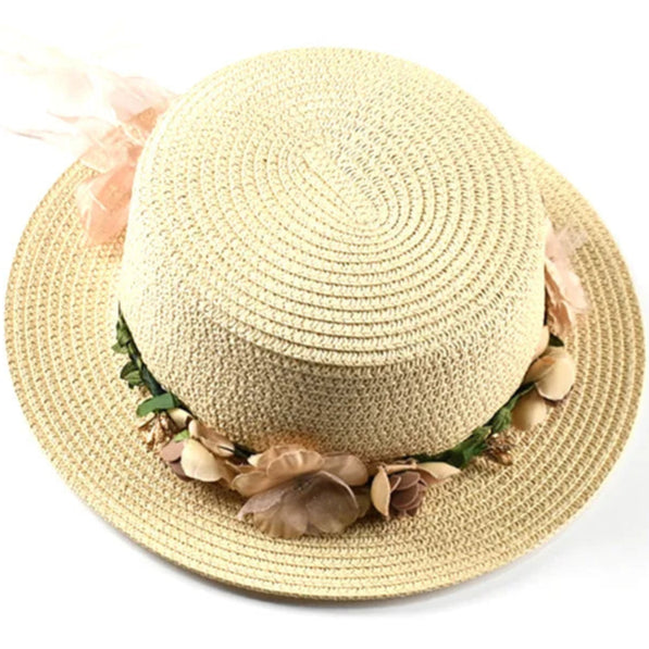 Chapeau à Fleurs de Paille