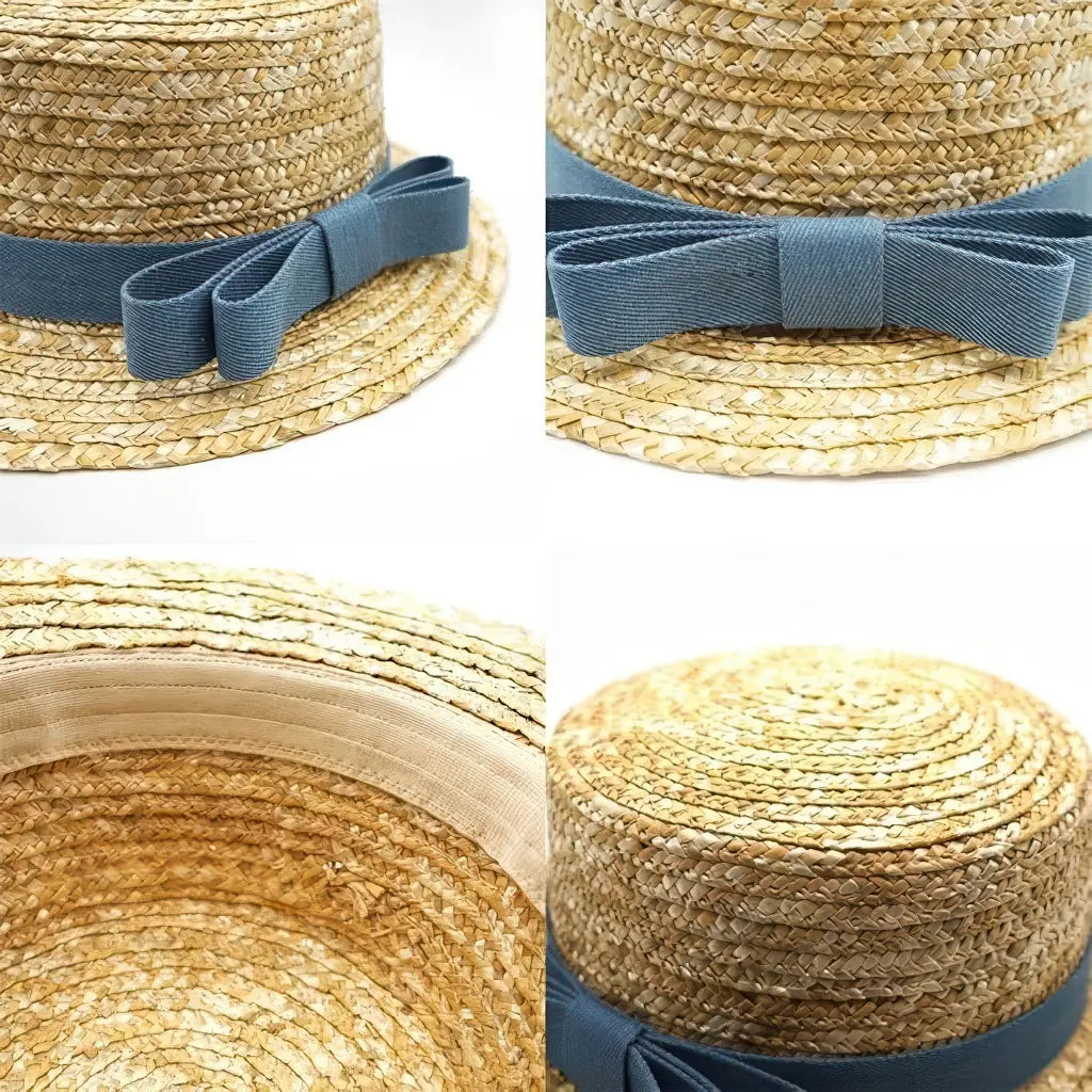 Chapeau de Mariage Enfant Paille