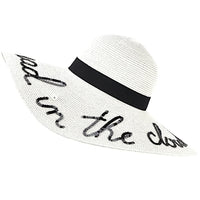 Thumbnail for Chapeau de Paille Inscription Sequins