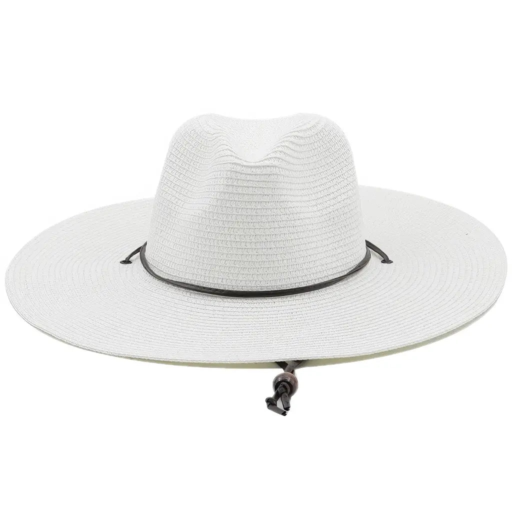 Chapeau de Paille Large Blanc