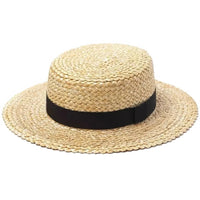 Thumbnail for Chapeau de Paille Plat Femme