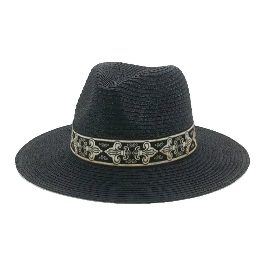 Chapeau de Paille Ruban Noir