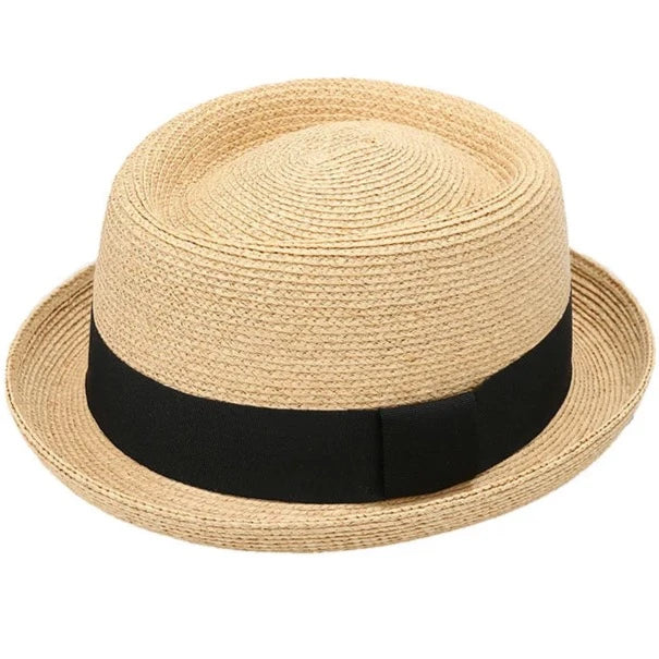 Chapeau Pork Pie Paille Homme