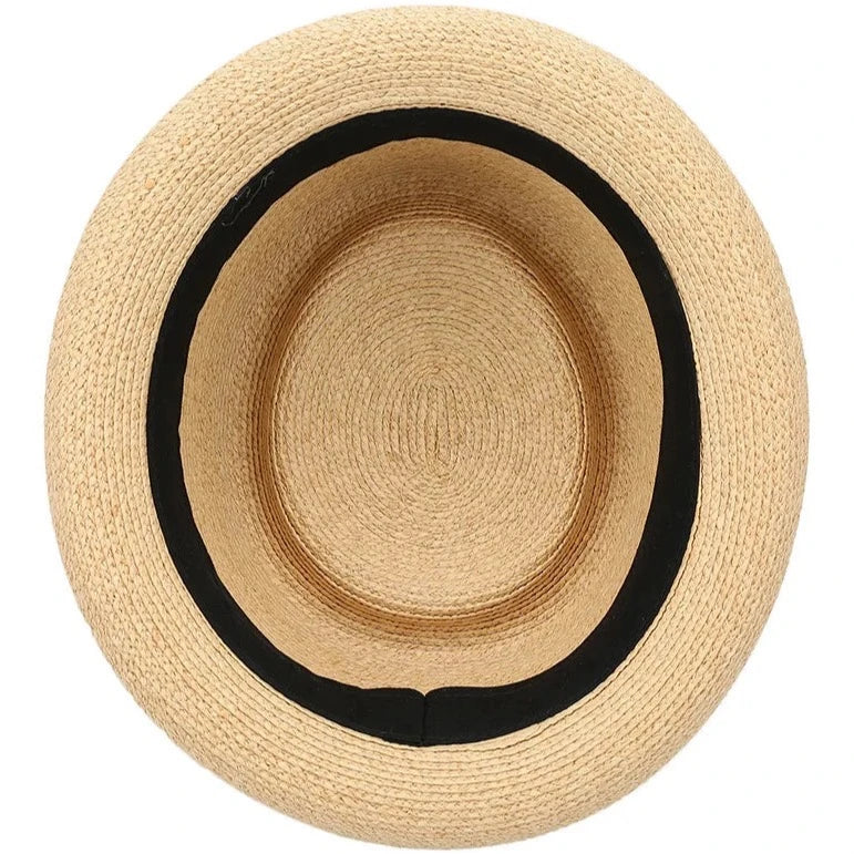 Chapeau Pork Pie Paille Pour Homme