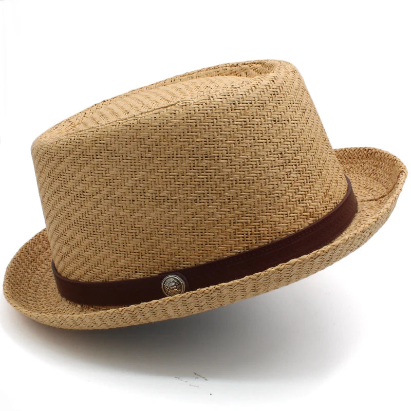 Chapeau De Paille Homme Pork Pie