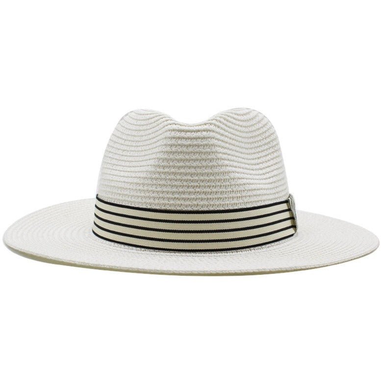 Chapeau De Paille Mode Blanc