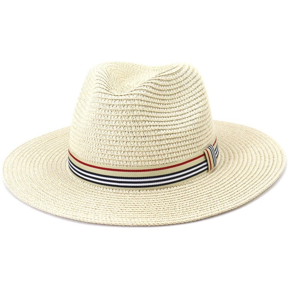 Chapeau De Paille Unisexe Style Cowboy - Respirant, Protection Soleil, Tour De Tête 50-60 Cm (café, Bleu Marine, Beige...) - 8