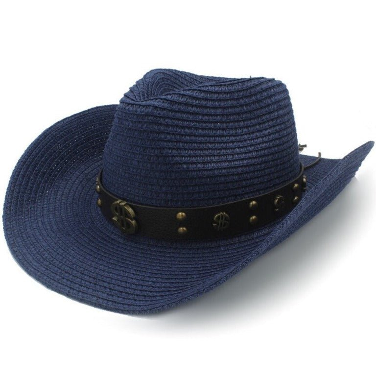 Chapeau De Paille Bleu