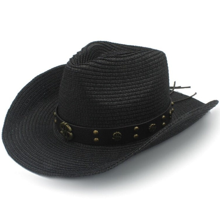 Chapeau De Paille Noir