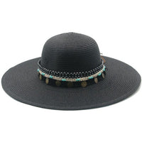 Thumbnail for chapeau de paille femme noir