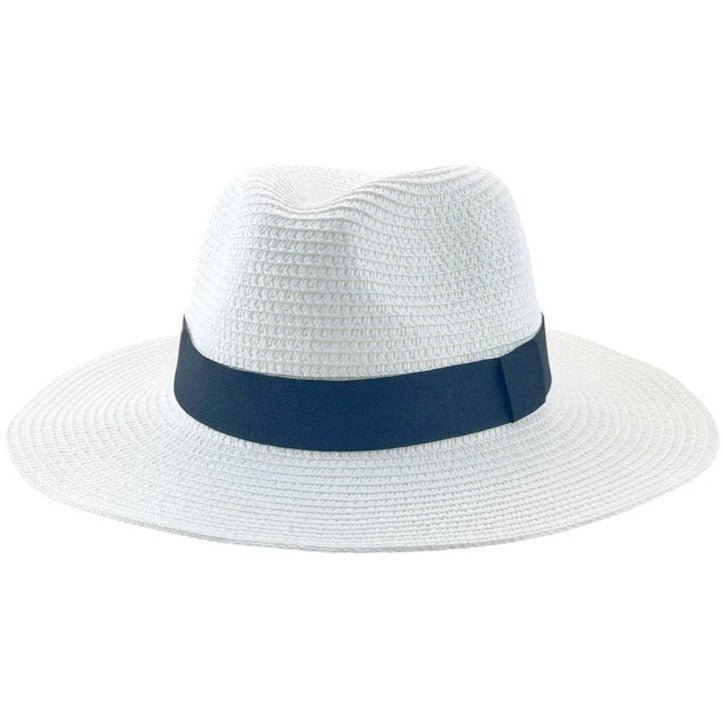 Chapeau De Paille Panama Blanc
