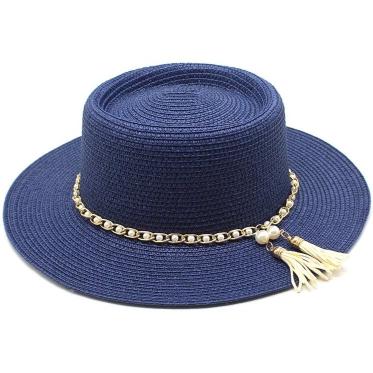 Chapeau De Paille Femme Decore