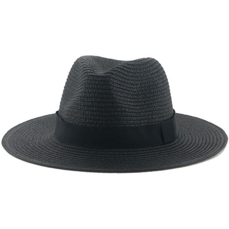 Chapeau De Paille Panama Noir