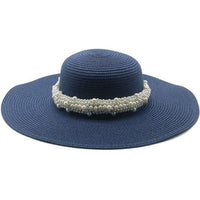 Thumbnail for chapeau paille perles