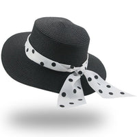 Thumbnail for chapeau de paille noir femme