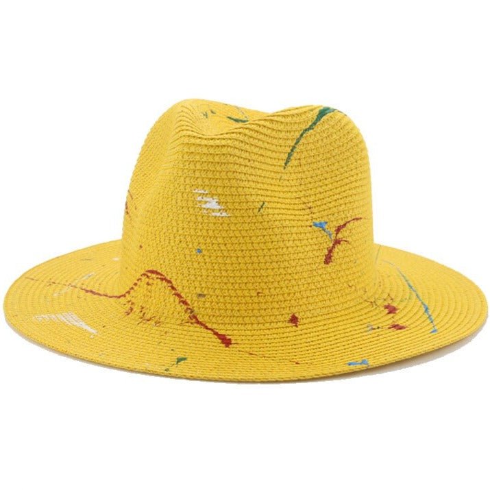 Chapeau De Paille Jaune Deguisement