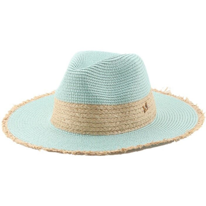 Chapeau Traveller Birra Paille Papier Bleu & Beige - Barts réf 19734 chapellerie traclet Chapeau Traveller Birra Paille Papier Bleu & Beige - Barts réf 19734 chapellerie traclet