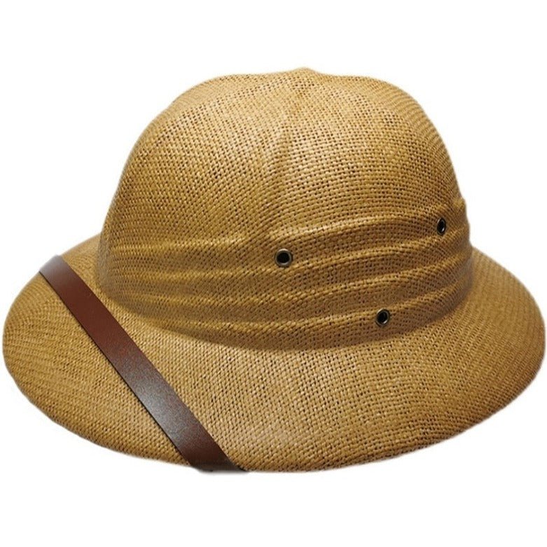 chapeau en paille modèle explorateur safari