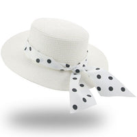 Thumbnail for chapeau de paille blanc femme